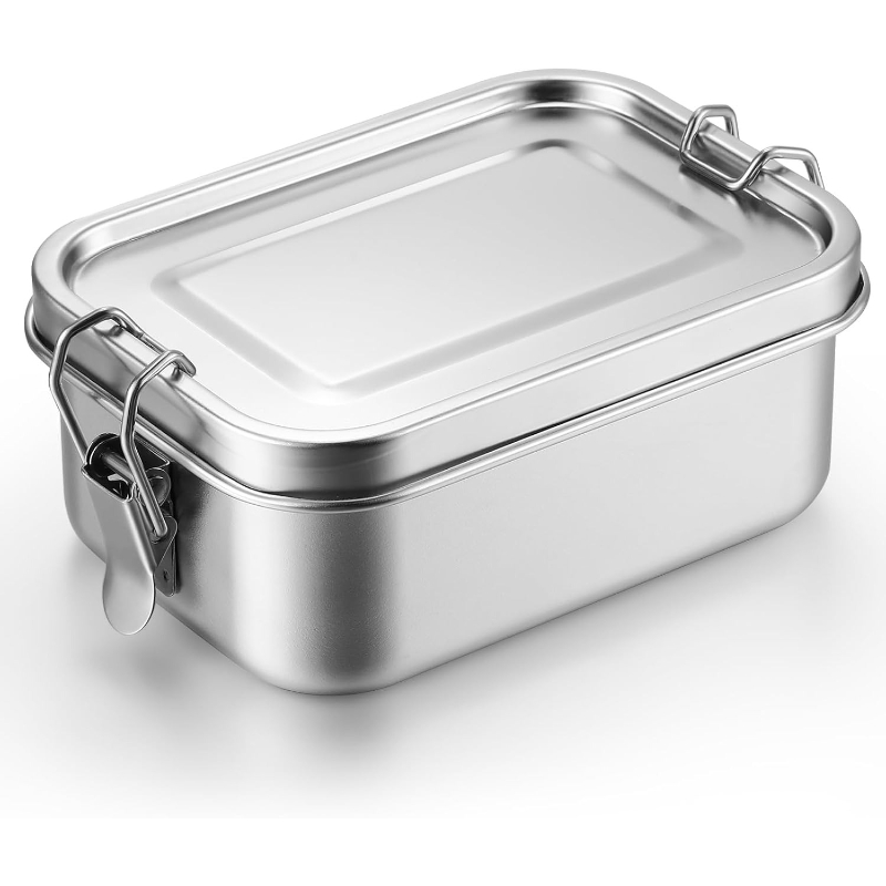 Meal Prep Ideas - Paslanmaz Çelik Gıda Saklama Kapları Kapaklı