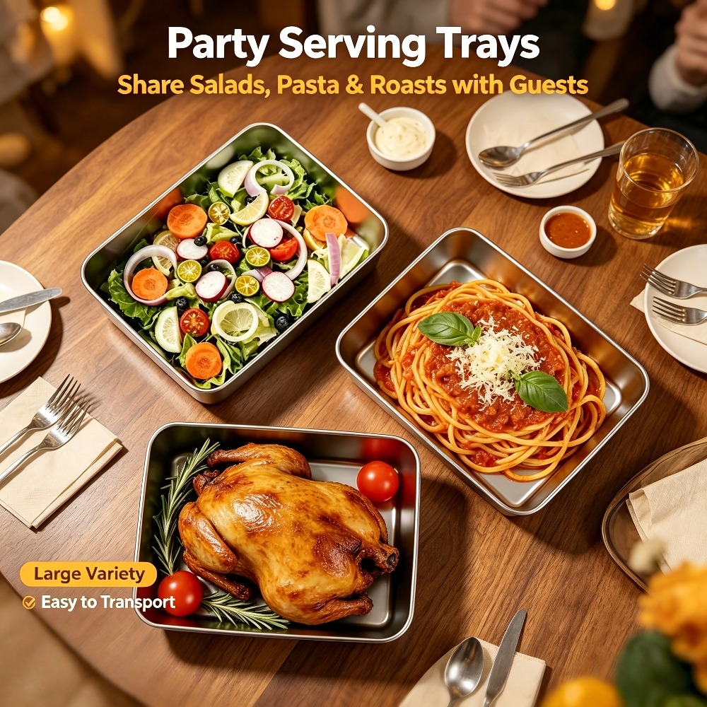 Meal Prep Ideas - 6 adet paslanmaz çelik yiyecek saklama