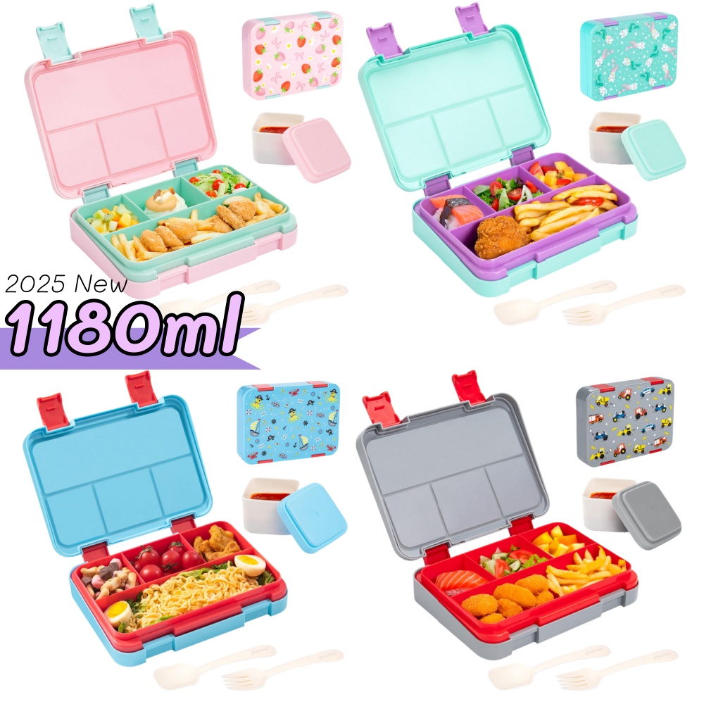 Meal Prep Ideas - 40 oz Karikatür Desen Bento yemek