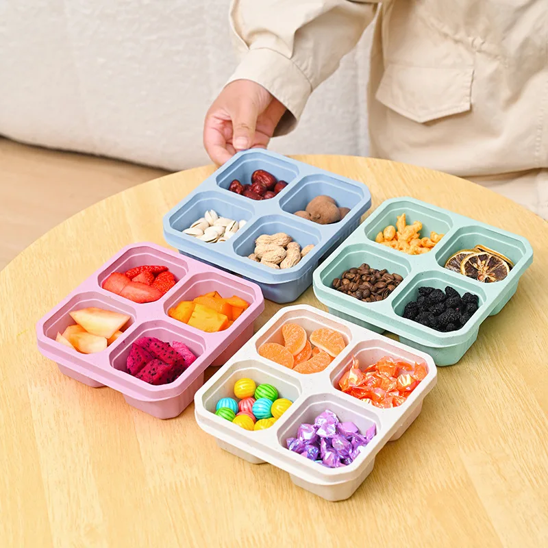 Meal Prep Kinder - 4 ızgara aperatif kutusu çocuklar ve