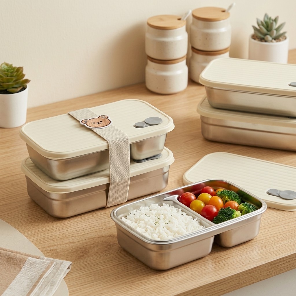 Paslanmaz Çelik Bento Kutusu M - Meal Prep Kinder incelemesi ve fiyatı