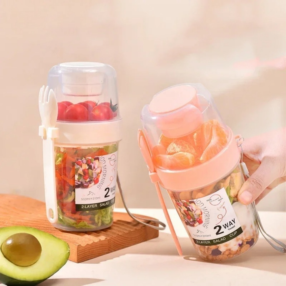 Taşınabilir Salata Kabı Kahval - Salad Container Jar incelemesi ve fiyatı