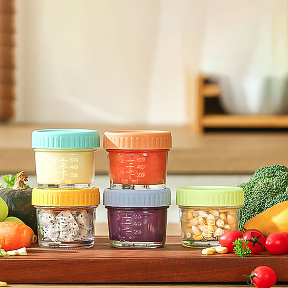 6 adet cam bebek maması kavano - Salad Container Jar incelemesi ve fiyatı