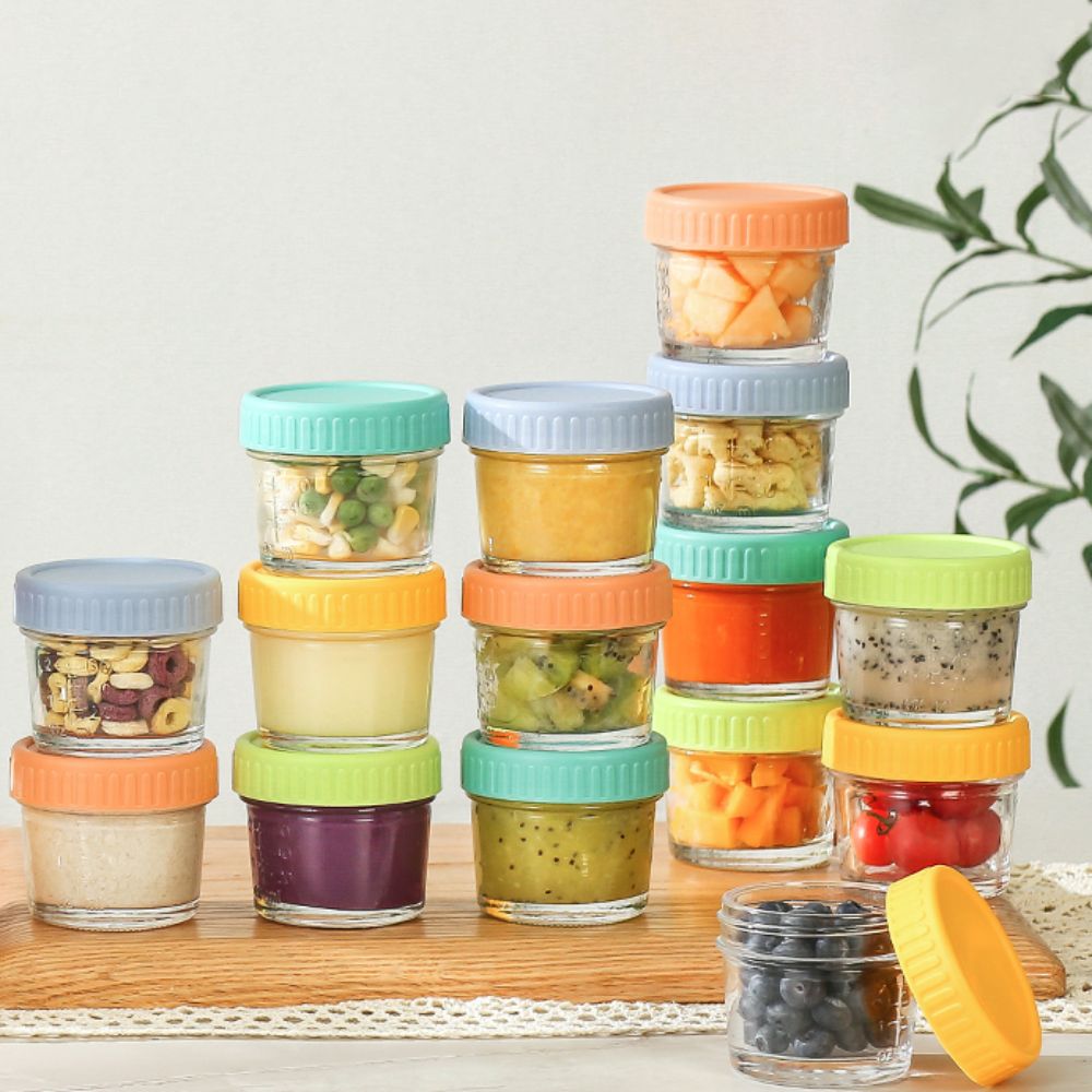 6 adet cam bebek maması kavano - Salad Container Jar incelemesi ve fiyatı