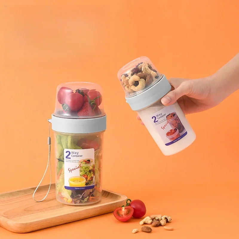 Kahvaltılık Yulaf Ezmesi Tahıl - Salad Container Jar incelemesi ve fiyatı