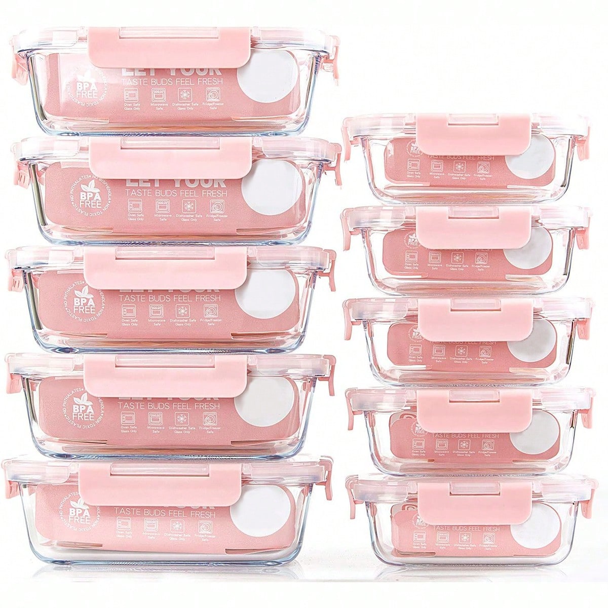 10'lu Paket Cam Yemek Hazırlık - Meal Prep Ideas incelemesi ve fiyatı