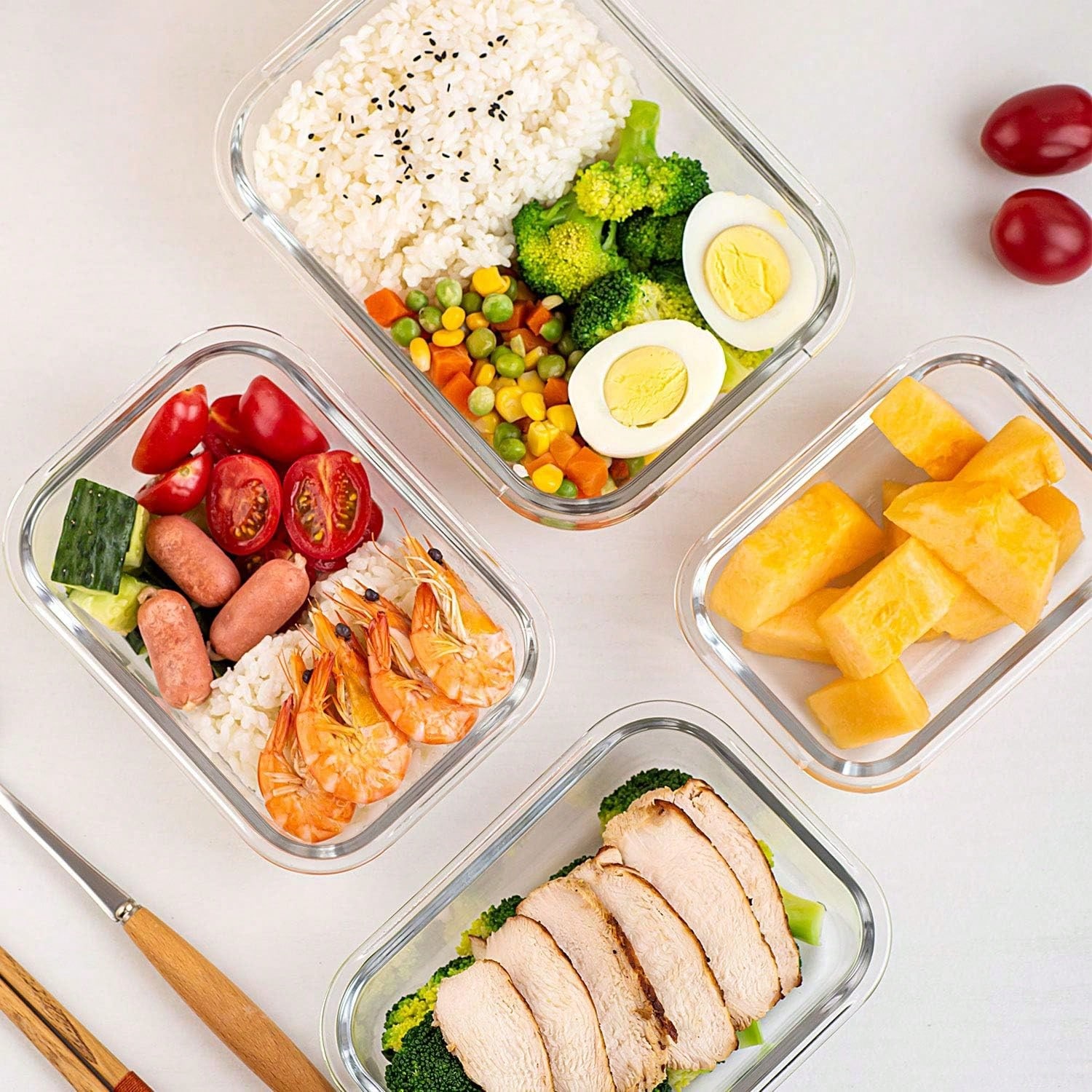 10'lu Paket Cam Yemek Hazırlık - Meal Prep Ideas incelemesi ve fiyatı