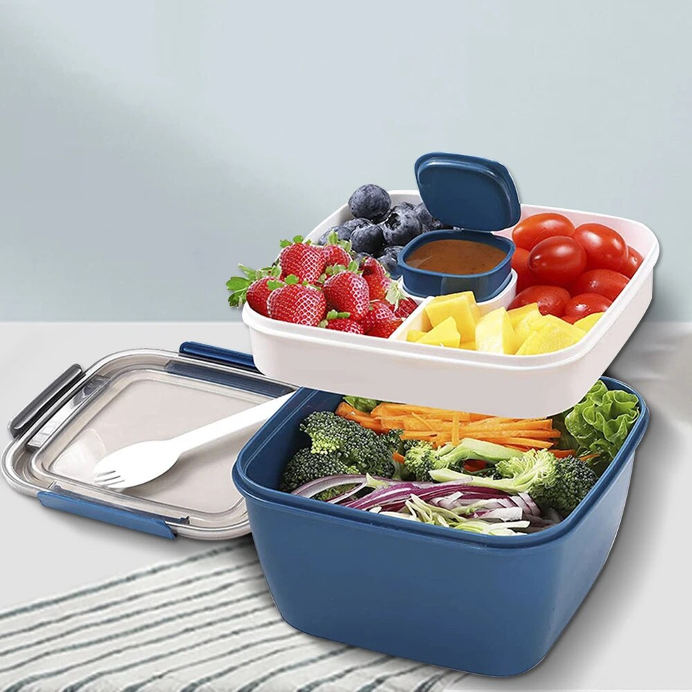 1100 ml/1500 ml Taşınabilir ye - Salad Container Jar incelemesi ve fiyatı
