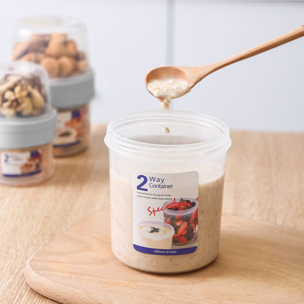 Taşınabilir Çift Katmanlı Gıda - Meal Prep Yogurt Bowl incelemesi ve fiyatı