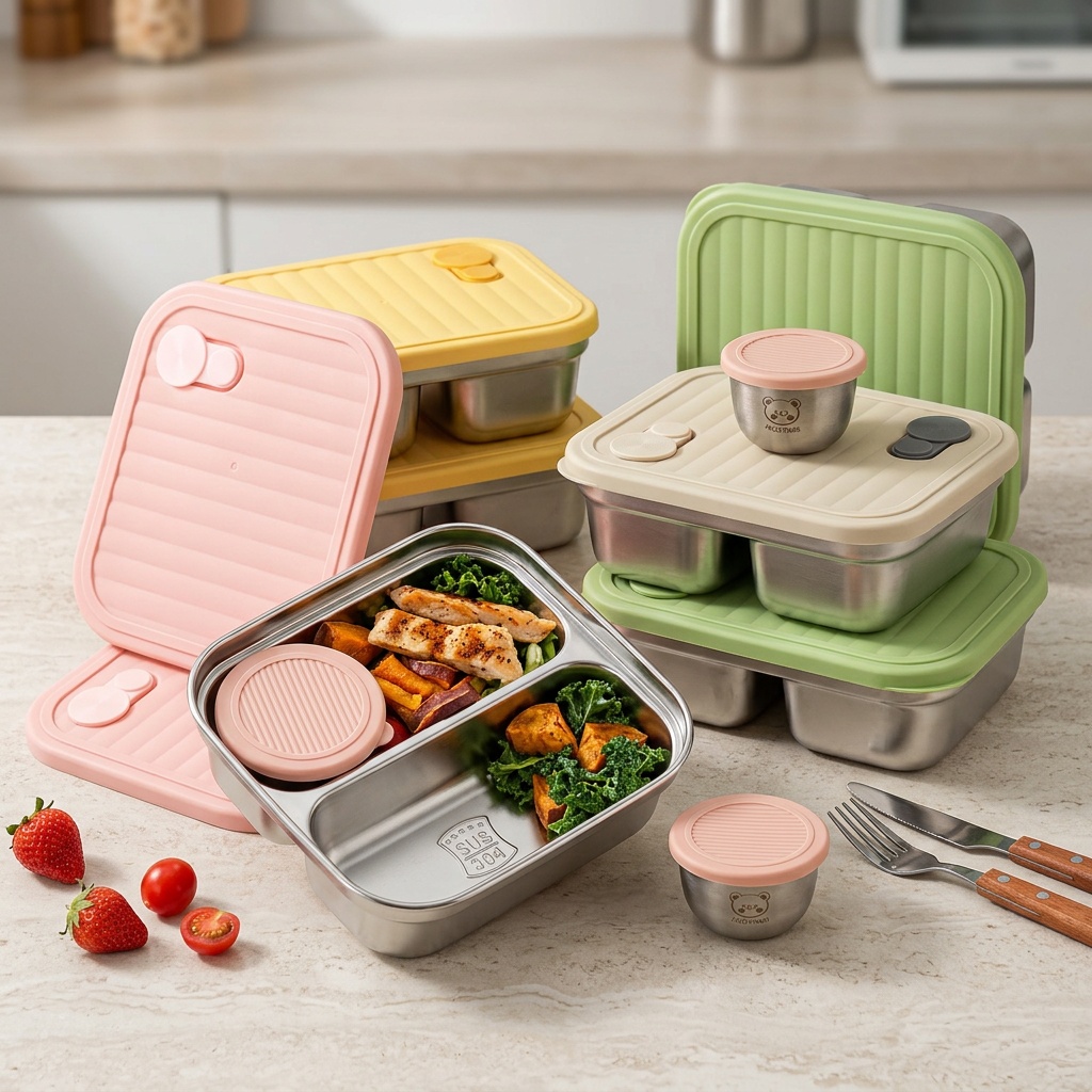 304 Paslanmaz Çelik Öğle Yemeğ - Salad Container Jar incelemesi ve fiyatı