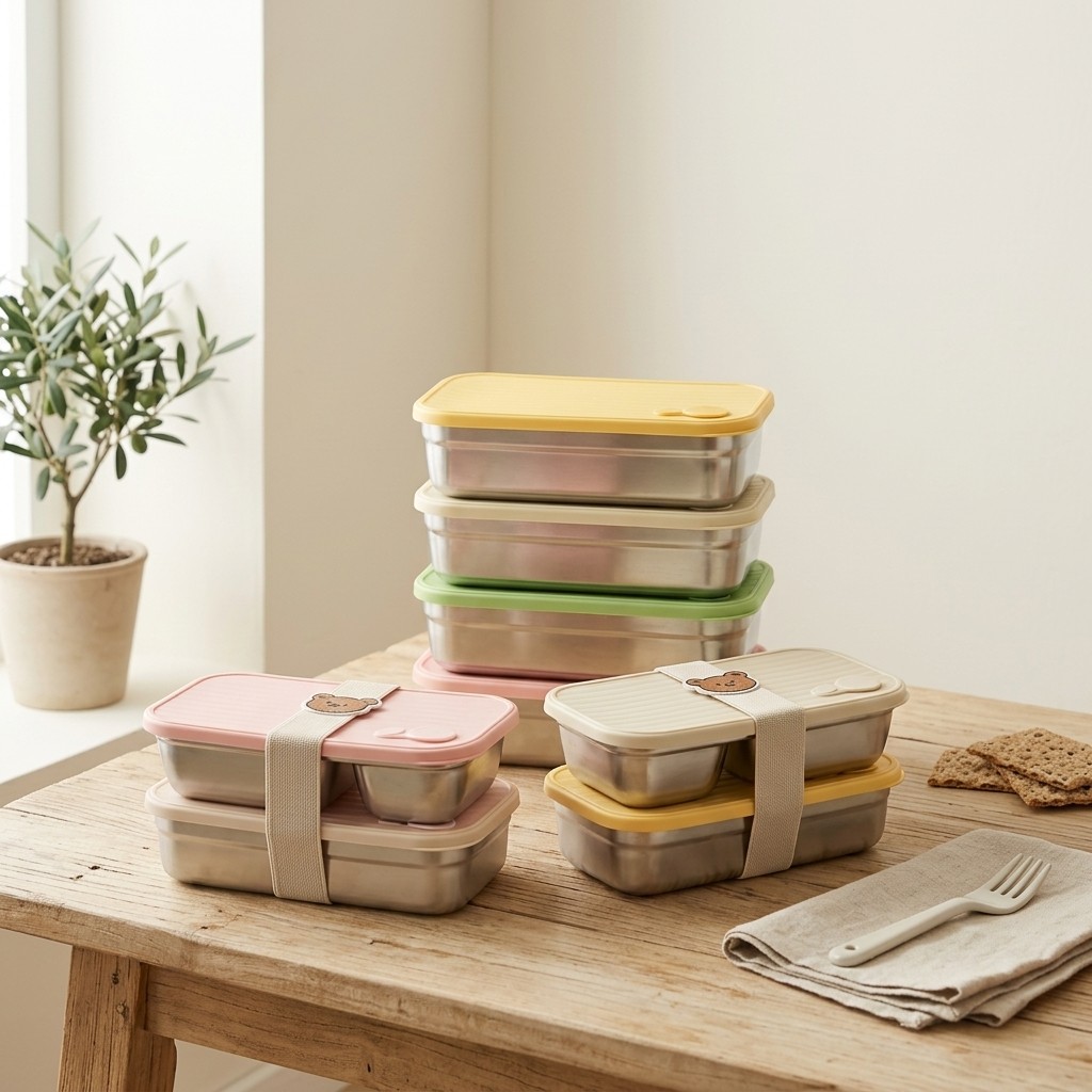304 Paslanmaz Çelik Bento Öğle - Meal Prep Kinder incelemesi ve fiyatı