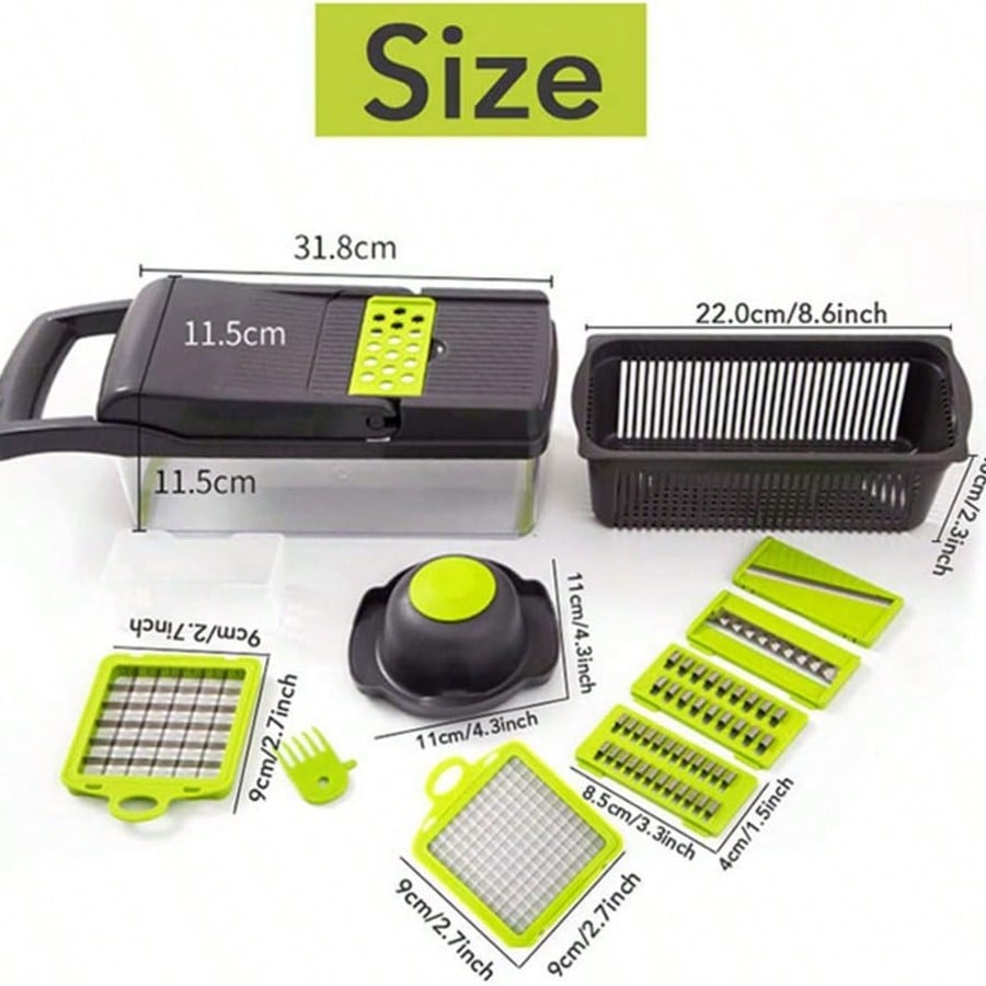 Çok Fonksiyonlu 15'i 1 Arada S - Mandoline Slicer Guard incelemesi ve fiyatı