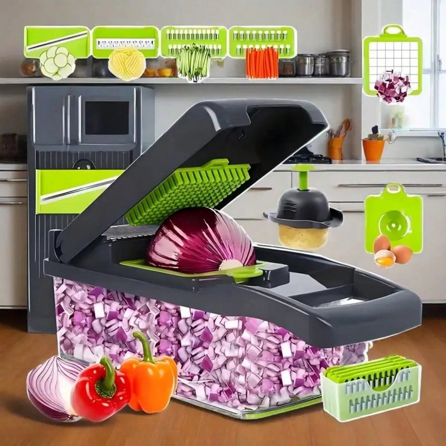 Çok Fonksiyonlu 15'i 1 Arada S - Mandoline Slicer Guard incelemesi ve fiyatı